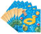20Pcs Pool Napkins Paper Napkins with Summer Pool Beach Napkins for Hawaiian Theme Party Blue Ocean Waves Cocktail Napkins for Baby Shower Decoration Supplies Girls Boys Kids Birthday 6.5 x 6.5 Inches