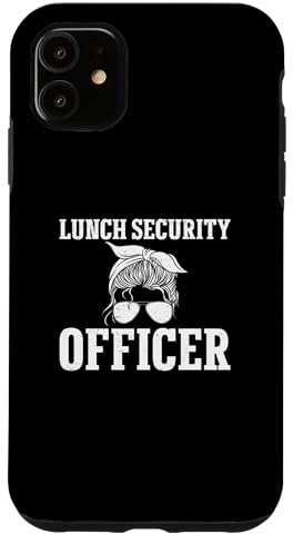 Hülle für iPhone 11 Lustiges Mittagessen Security Officer Lunch Monitor Lunch Patrol