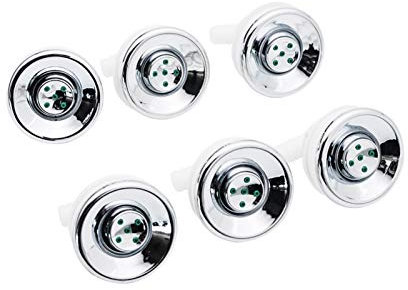 VNNHGB 6 pcs/lot buse de pulvérisation hydraulique Acupuncture Massage économie d'eau pommeau de Douche Jets Cabine de Douche Chambre Accessoires Salle de Bain Jingxin