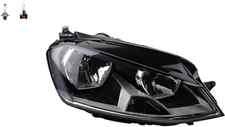 Johns, Scheinwerfer Halogen passend für VW Golf VII 5G1 BA5 12-16 Rechts + Leuchtmittel