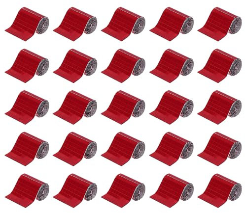 sourcing map 12000 PCS Glass Mirrors Disco Ball Tiles Self-Adhesive Wine Red Mirror Mosaic Tiles 5 x 5mm for Disco Ball, DIY Craft, KTV Decoration 25 Sheet