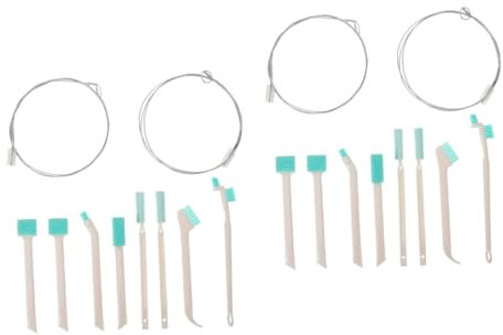 Garneck 2sets Ice Maker Cleaning Kit Gap Brush and Cleaning Tools for Home Use Includes Brush Kit for Ice Machine Maintenance