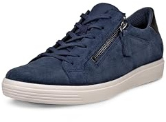 ECCO Women's Classic Sneaker W, Marine Pure Silver Heavy, 7 UK