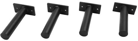 4 Stück Wandmontierte Hantelscheibenhalter - Hantelscheibenständer Gewichts-Organizer Ø 5cm für Wandhalterungen mit max. Tragfähigkeit von 80 kg pro Halterung zur Aufbewahrung von Hantelscheiben