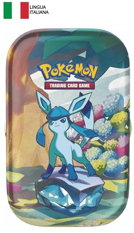 Pokémon Sammelkartenspiel Glaceon der Erweiterung Scharlachrot und Violett - Prismatische Entwicklungen (Zwei Erweiterungspackungen und eine Münze)