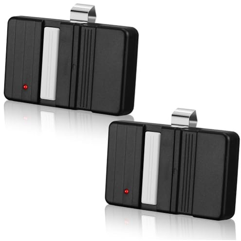 Hburirrty Lot de 2 télécommandes de garage 9 ou 12 interrupteurs DIP GT90-1 G220 MAT90 GT912 AT90