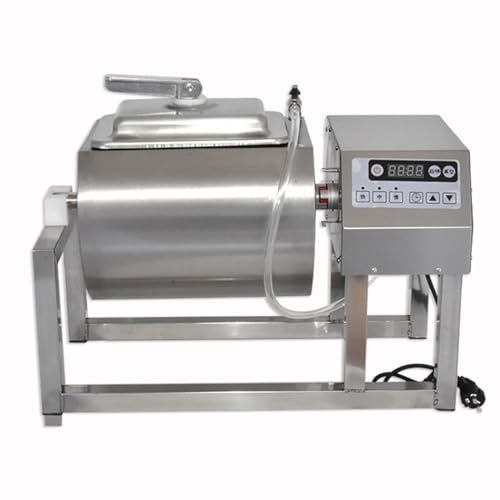 Vacuum Tumbler Marinator, 18L Meat Tumbler Machine Three-Speed Bidirectional Rotation Rapid Commercial Meat Tumbler Marinator for Chicken Steak Burger Shop Meat Tenderizer