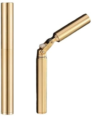 Feuerzeug Lighter Vintage Retro – Robustes Metallfeuerzeug für Sammler, Party & Sonderanlässe (Golden)