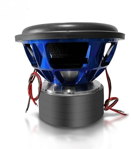 Subwoofer de Bobina móvil Doble de 15 Pulgadas y 2 ohmios con Potencia RMS de 5000 W y Marco de Aluminio