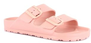 GRUNLAND Dato CI2612 Rosa Donna Ciabatte Anatomiche Fasce BIRK Gomma 37