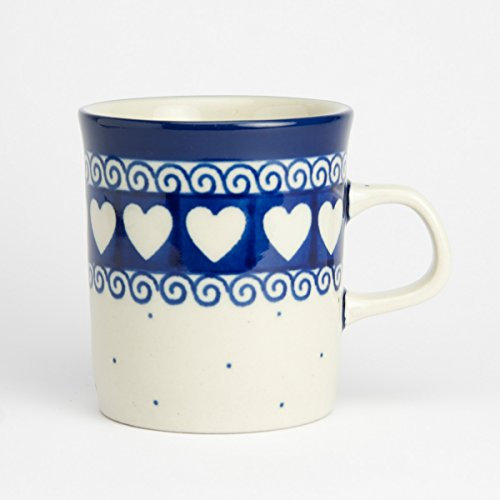 Polish Pottery 130ml Mini Mug - Light Hearted