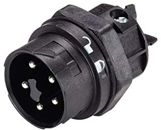 Wieland 46.052.5053.1 Rundstecker Stecker, Einbau Serie (Rundsteckverbinder): RST® Mini Gesamtpolzahl: 4 + PE 1 St.