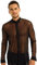 CHICTRY Men's Mesh Sheer See Through Long Sleeve Muscle Top Shirt Clubwear Black Large