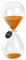 SWISSELITE Sanduhr Biloba Sanduhr inspiriert Glas/Zuhause, Schreibtisch, Büro Dekor (16,5 cm – 15 Minuten, orange)