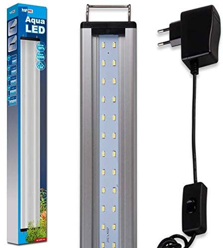 happet AquaLED Aquarium LED Beleuchtung, Aquariumleuchte für Ihre Zierfischaquarien ALS Aquariumlampen und Aufsetzleuchte im Süßwasser ALS Tageslicht und Pflanzenlicht einsetzbar (LB15, 37-47 cm)