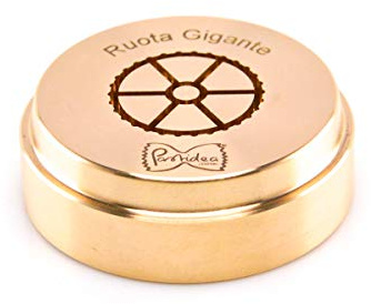 Pastidea – Matrize Bronze Rad Größe L kompatibel mit Kenwood Pasta fresca oder mit Adapter auch in anderen Nudelmaschinen