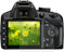 Gehärtetem Glas Displayschutzfolie für Nikon D3200/D3300, 0,3 mm ultraklare LCD-Schutzfolien mit 9H Härte, Anti-scrach, Blasenfreie, Anti Fingerprint (D3200/D3300)