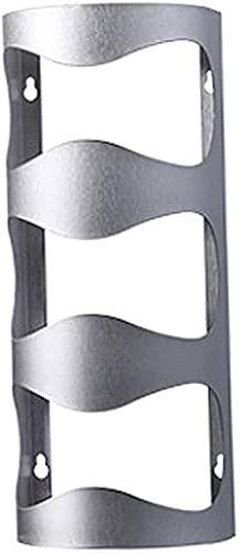 Tubayia Edelstahl Weinflaschenhalter Wand Flaschenhalter Weinhalter Weinregal für Zuhause, Restaurant, Bar (3-Flaschen-Halter)