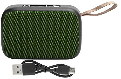 Sxhlseller Bluetooth-Lautsprecher Stereo, tragbarer drahtloser Subwoofer USB -Sound-Lautsprecher mit FM-Radio für Zuhause/Outdoor/Reisen(Grün)