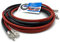 eXODA Cavo da batteria di 300cm Cavo di alimentazione da 35 mm² in rame con estremità ad anello M6