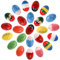 Peohud 24 Pack Wooden Egg Shakers, Maracas Percussion Musical Easter Eggs for Kids, Musical Instruments Toys for Toddler Baby Music Learning, Hand Shaker Percussion Musical Instrument