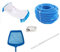 Poolomio® Pool Reinigungsset Standard - schnelle Poolreinigung - Teleskopstange, Kescher, Bodensauger, Poolschlauch 38 mm - effiziente Entfernung von Schmutz - Poolreinigung, Poolpflege