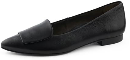 Paul Green Damen, Frauen Klassische Ballerinas,Slipper,Ballerina-Schuhe,Ballett-Schuhe,Ballet-Flats,Ausgehschuhe,Schwarz (JA),38 EU / 5 UK