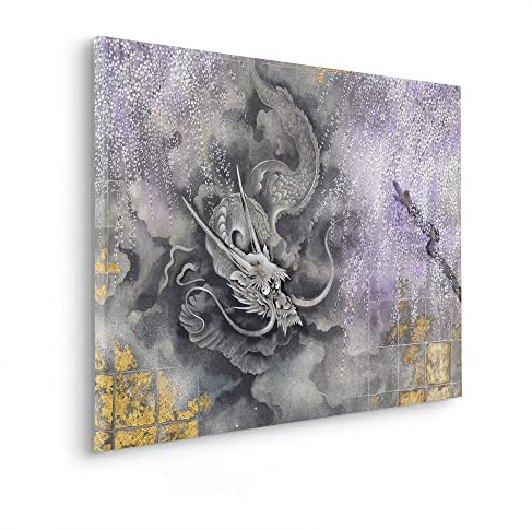 Komar Keilrahmenbild im Echtholzrahmen - Evil Brave - Größe 60 x 90 cm - Wandbild, Kunstdruck, Wanddekoration, Design, Wohnzimmer, Schlafzimmer