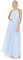 Anaya with Love Damen Ladies Maxi Dress for Women Halter Neck Long Sleeveless with Belt A Line Evening Gown Ball Prom Wedding Guest Bridesmaid Kleid, Light Blue, 44