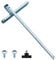 49-22-4146 Circular Saw Rip Fence Guide Kit Replaces 6405-6, 6390-20, 6390-21, 6394-21, 6460 Skateplate Circular Saw Guide