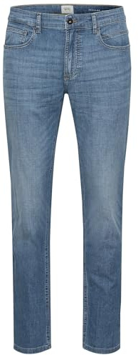 camel active Herren Regular Fit 5-Pocket Light Jeans Mittelblau, menswear-36/32