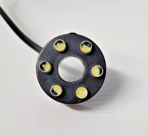 Replacement 6 White LED Ring Light 12v 2-pin Water Feature Low Voltage