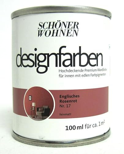 Designfarbe Englisches Rosenrot Nr. 17 100 ml