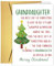 COLINHELIN Weihnachtskarte für Enkelin, süßer Sternbaum, Weihnachtskarte für Kinder, Happy Christmas Card Geschenk für Enkelin, Weihnachtsdekoration, Mädchen, Weihnachtskarte von Opa, Oma