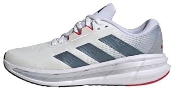 adidas Questar 3 Running Shoes, Zapatillas para Correr Hombre, Cloud White/Core Black/Pure Ruby, 41 1/3 EU