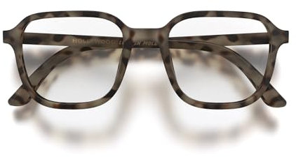 LONDON MOLE® Hollywood lesebrille | Coole quadratische lesegeräte | Herren damen unisex | Federscharniere