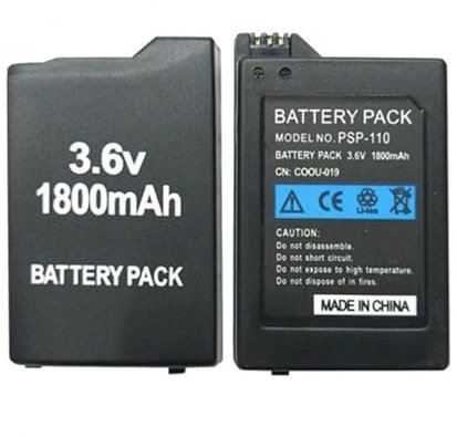 Batterie compatible pour PSP 1000 1004 Fat Gorda 1800 mAh Battery 1001 1002 1003