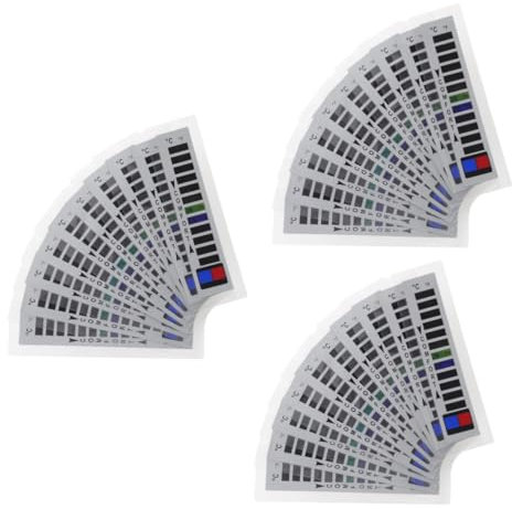 Gatuida 30pcs Temperature Gauge Strips Sew Strips for Down Jacket Repair Fish Tank Aquarium More