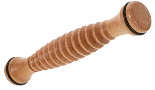 Veemoon Fußmassagegerät Holzrolle Langlebig Fußsohlenmassagegerät Stressabbau Durchblutungsfördernd Für Zuhause Tragbar Für Fußgrößen