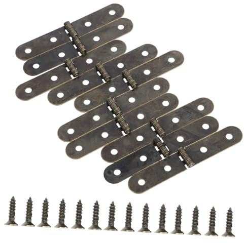 Angoily Bisagras Para Puertas De Madera Con Diseño Vintage Para Joyeros y Cajas De Manualidades Instalación Sencilla Funcionamiento Suave y Decoración Elegante