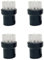 Szwaldaper 4pcs Nylon Brush Sprinkler Nozzle Replacement SC1 SC2 CTK10 SC3 SC4 Handheld Steam Cleaner Cleaning Brushes Parts Steam Cleaner Replacement Parts