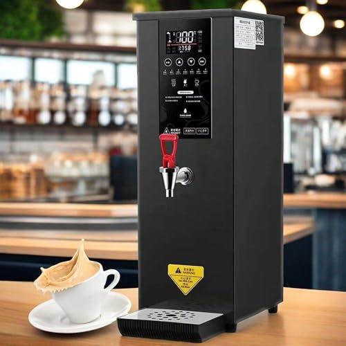 Commercial Instant Water Dispenser,25 L Capacity,3000 w Desktop Electric Hot Water Boiler,60°C to 100°C Adjustable,Black