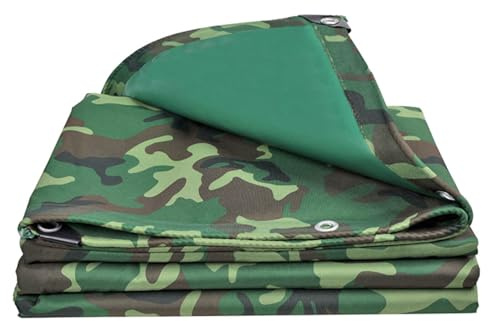 Telone mimetico impermeabile, 3 x 6 m, resistente, per uso esterno, bordi rinforzati, per tetti da campeggio, terrazze, barche, piscine