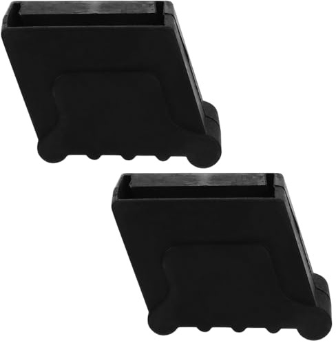 Zerodeko Ladder Foot Covers Rubber Black 2 Pack Aluminum Ladder | Rubber Material, Noise Reduction, Easy to Install, Black