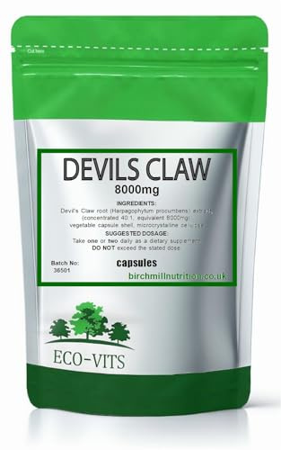 Devils Claw 8000mg 30 caps Anti INFLAMMATORY Pain Relief, Joint Health & Flexibility, Mobility & Comfort, Bones & Joints, Joint & Muscle Support