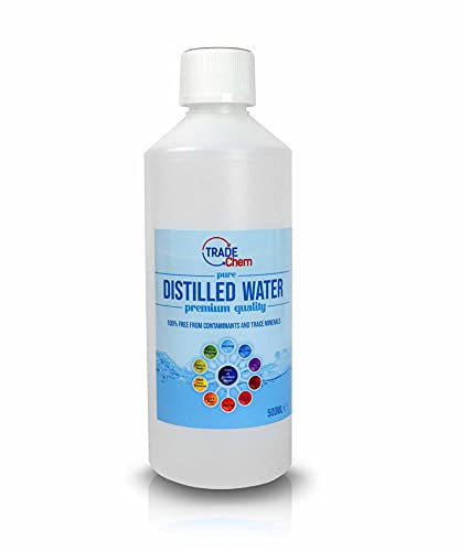 Distilled Water - 100% Ultra Pure Water (Blue) (500ML)