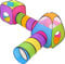 NUBUNI 4 en 1 Pop Up Jouer Tente avec Tunnel, Balle Pit pour Les Enfants, garçons, Filles, bébés et Enfants en Bas âge, Playhouse intérieur/extérieur
