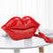 Neuheit Lippen Telefon Festnetztelefone für Zuhause, Red Mouth Telefon Wired Sexy Lip Phone Cartoon Shaped Real Corded für Home Hotel Büro Dekoration(rot)