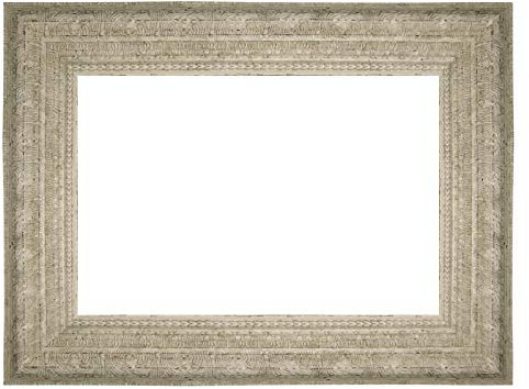Barockrahmen 577 AVO weiß, HxB 34x100 mm, Leerrahmen, 40x50 cm