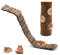huahuo Hamster Suspension Bridge Toy Wooden Hamster Tunnel Tube Natural Bendable Living Ladder for Hamsters Climb Exercise Chew